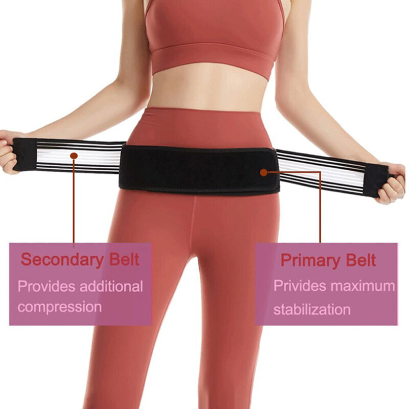Adjustable sacroiliac SI joint hip belt for sciatica and postpartum recovery