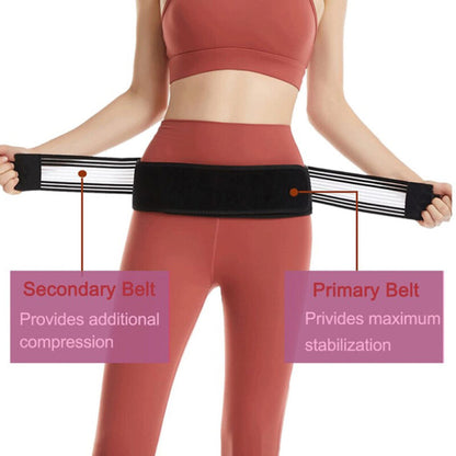 Adjustable sacroiliac SI joint hip belt for sciatica and postpartum recovery