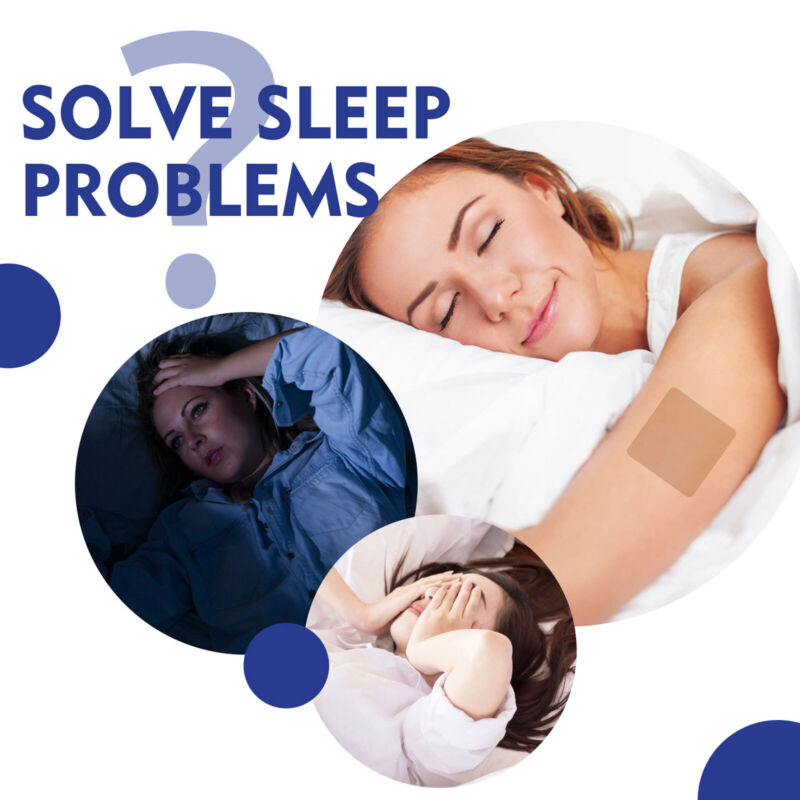 Topical melatonin sleep patches with lavender natural sleep aid