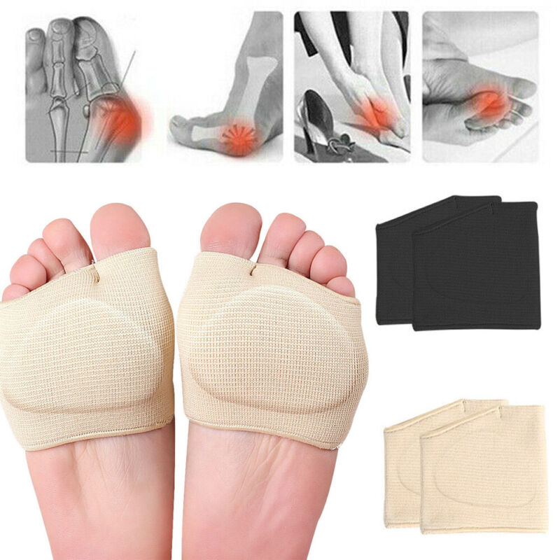 Gel metatarsal pad sleeves for ball of foot pain and Morton's neuroma