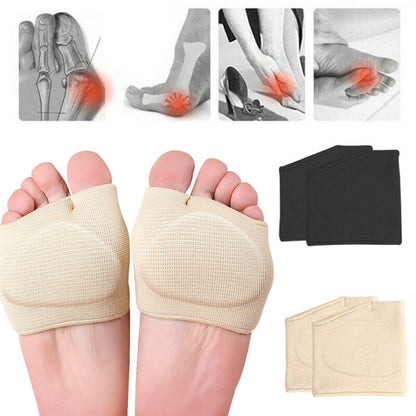Gel metatarsal pad sleeves for ball of foot pain and Morton's neuroma