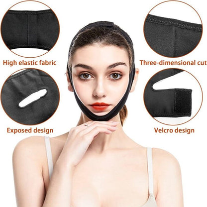 Neck and chin compression wrap V-line lifting strap for jawline