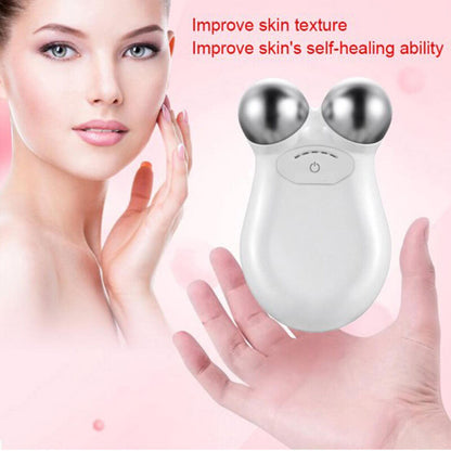 Microcurrent facial lifting device for anti-aging and sculpting