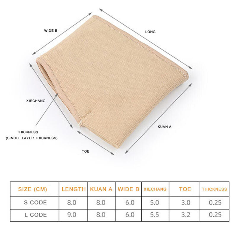 Gel metatarsal pad sleeves for ball of foot pain and Morton's neuroma