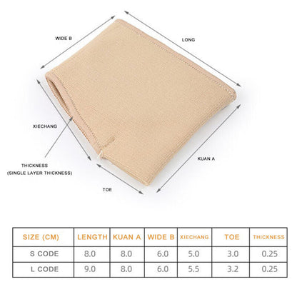 Gel metatarsal pad sleeves for ball of foot pain and Morton's neuroma