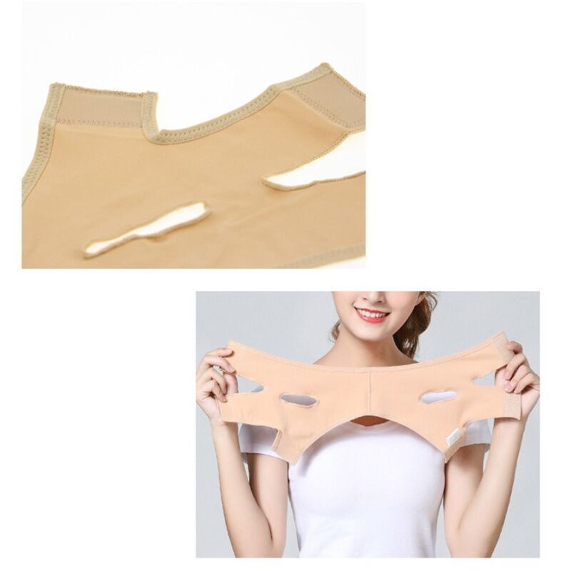Neck and chin compression wrap V-line lifting strap for jawline