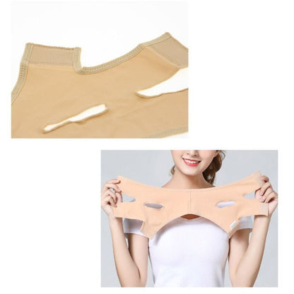 Neck and chin compression wrap V-line lifting strap for jawline