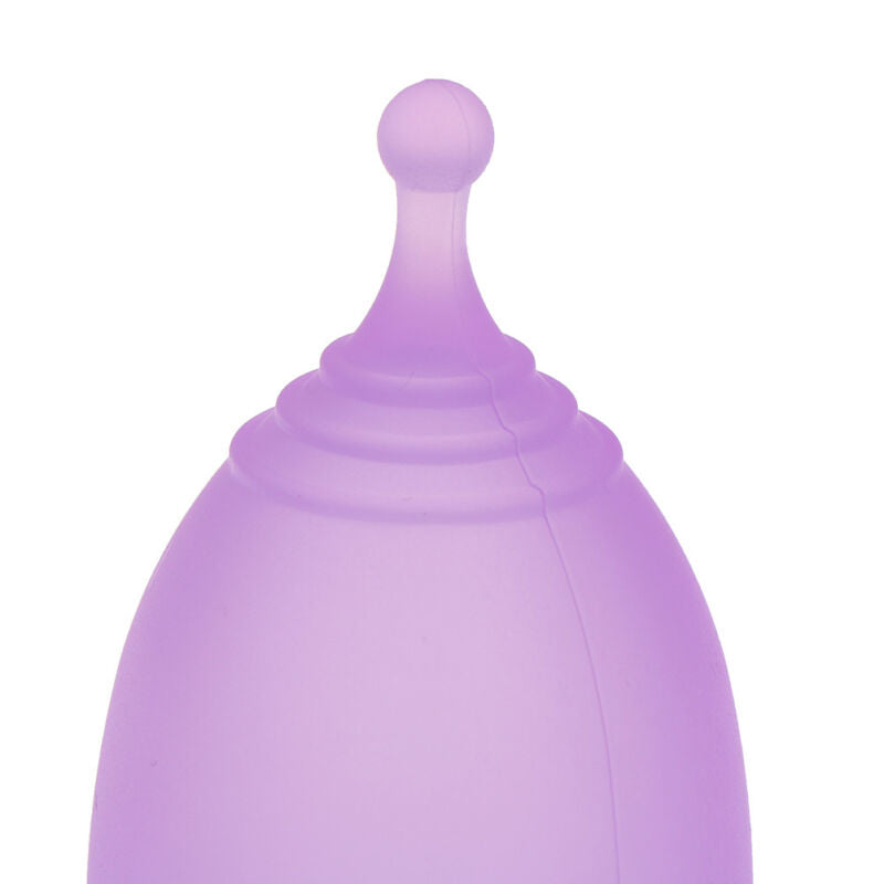 Medical-grade silicone reusable menstrual cup with 12-hour leak protection