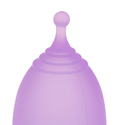 Medical-grade silicone reusable menstrual cup with 12-hour leak protection
