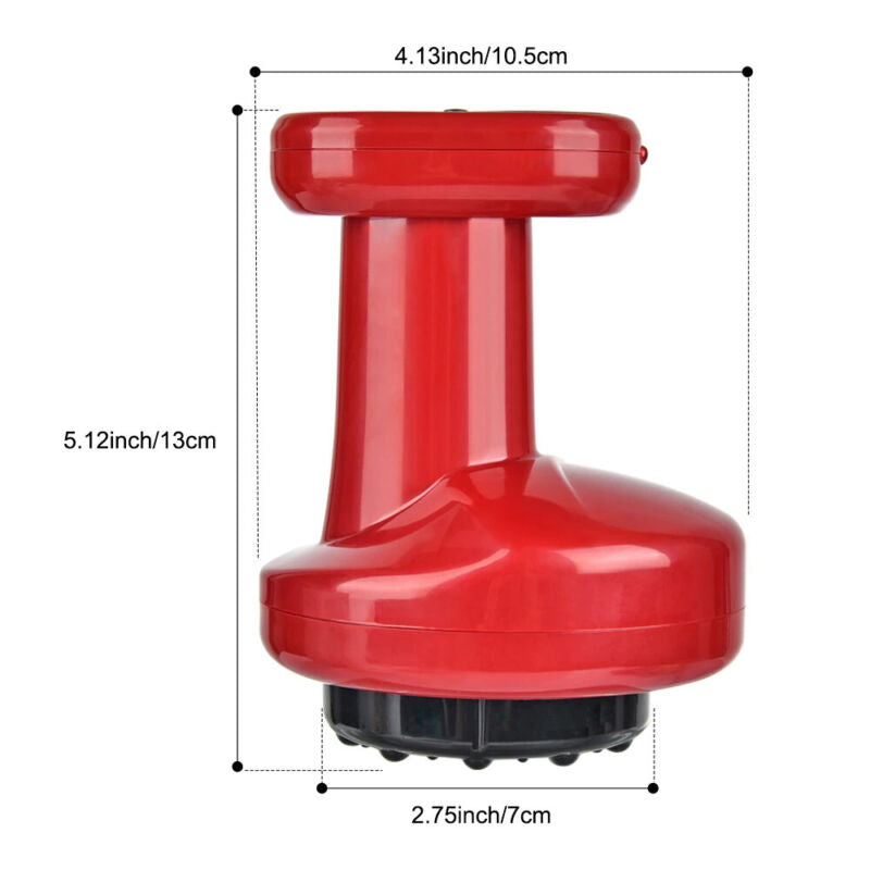 Electric anti-cellulite suction cup body vacuum massage tool