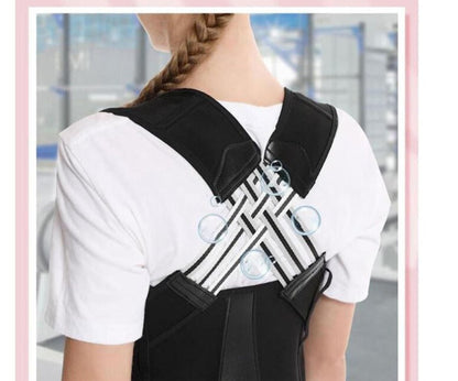 Adjustable shoulder posture brace for slouching and tech neck