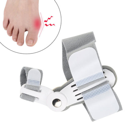 Adjustable bunion corrector toe straightening splint for hallux valgus