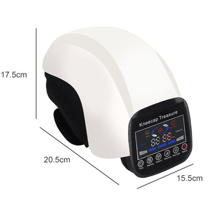 Smart infrared knee massager with 4D airbag compression and red light therapy