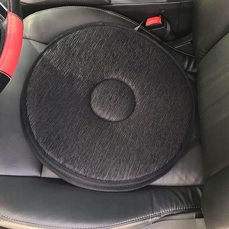 Swiveling 360 degree rotating car seat cushion mobility aid