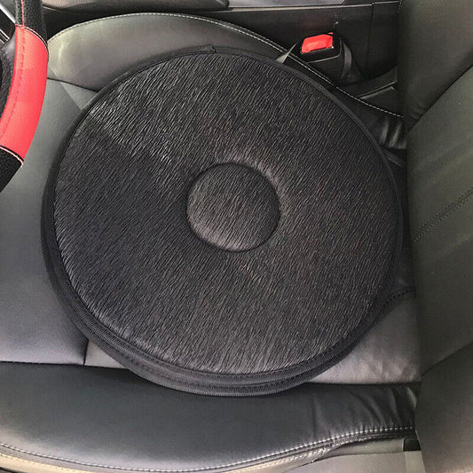 Swiveling 360 degree rotating car seat cushion mobility aid