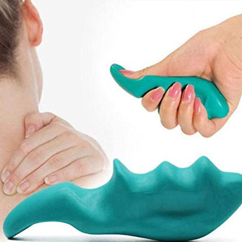 Ergonomic thumb-saver deep tissue trigger point self-massage tool