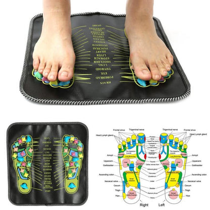 Stone-walk reflexology acupressure foot massage mat