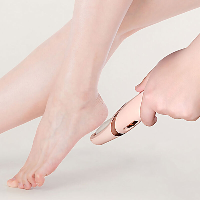 Electric vacuum foot callus remover with grinding heads for pedicure