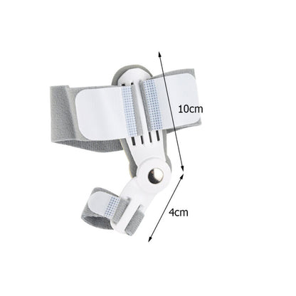 Adjustable bunion corrector toe straightening splint for hallux valgus