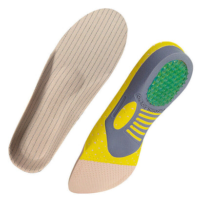 Heavy-duty orthotic gel insoles for plantar fasciitis and standing all day