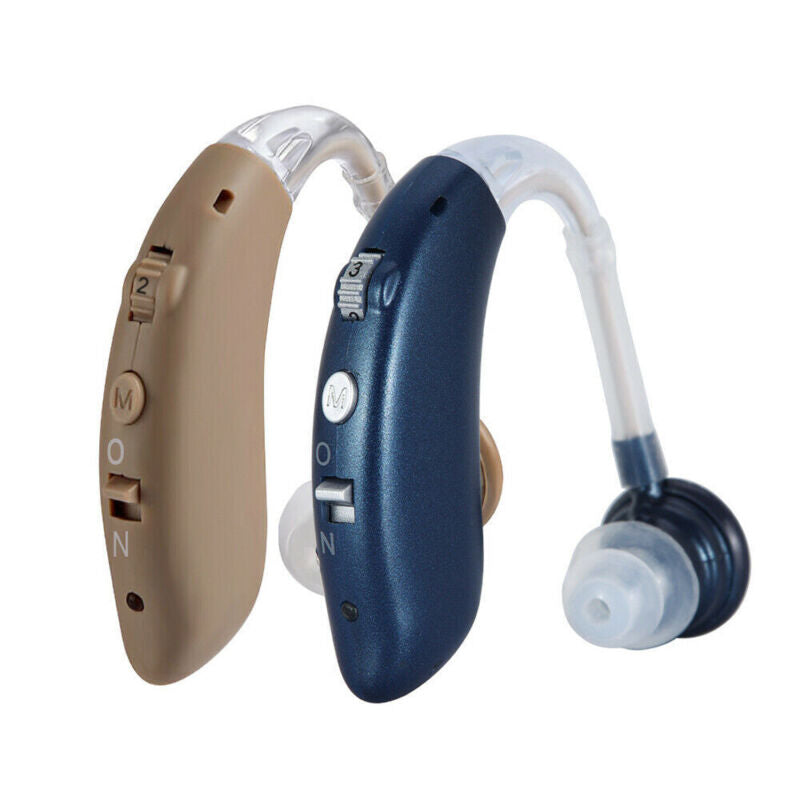 Rechargeable behind-the-ear digital hearing aid with noise reduction