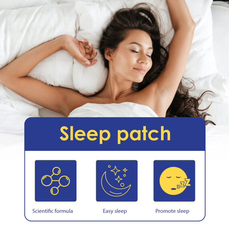 Topical melatonin sleep patches with lavender natural sleep aid