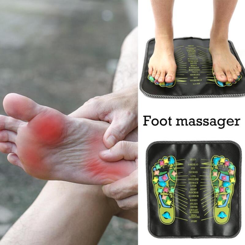 Stone-walk reflexology acupressure foot massage mat