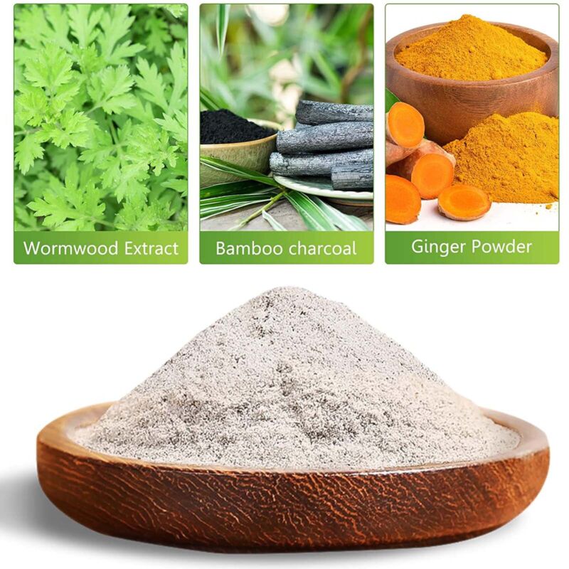 Natural bamboo vinegar detox foot patches with ginger cleansing pads