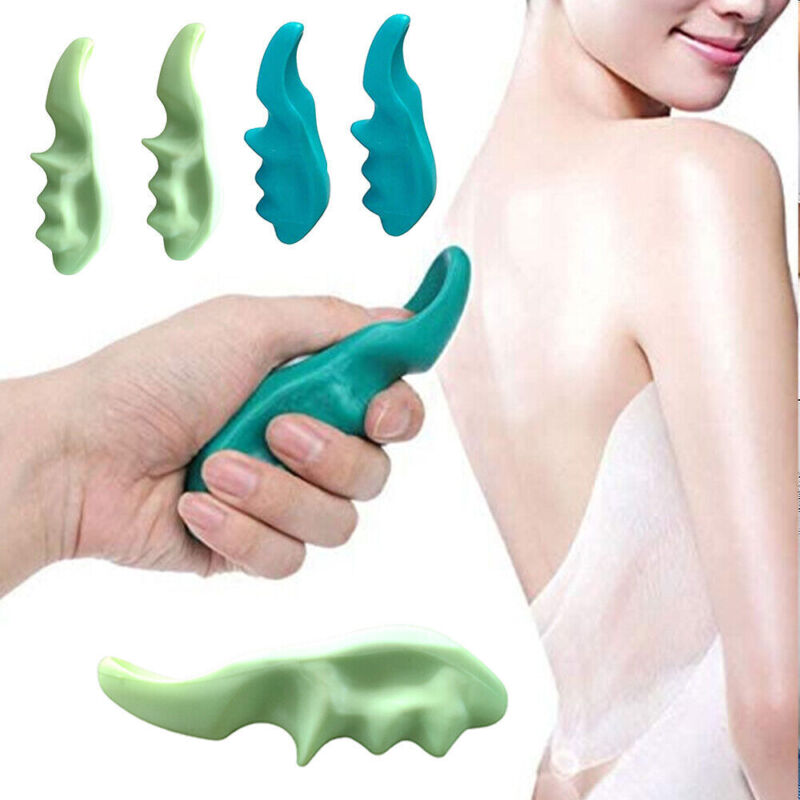 Ergonomic thumb-saver deep tissue trigger point self-massage tool