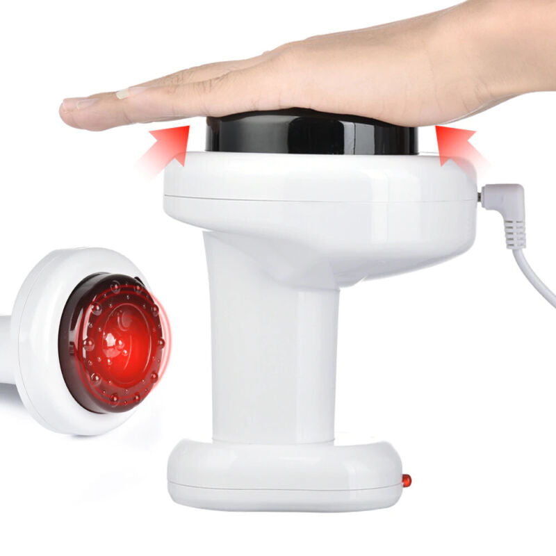 Electric anti-cellulite suction cup body vacuum massage tool