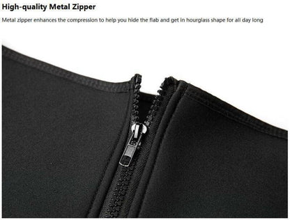 Adjustable neoprene sauna waist trainer sweat belt for postpartum and core support