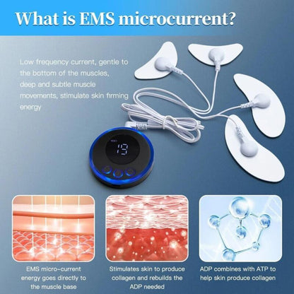 EMS facial massager for anti-aging lifting and sculpting
