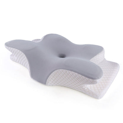Ergonomic memory foam cervical pillow for neck and shoulder support