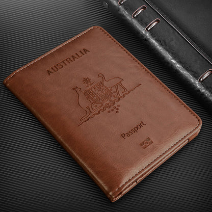 Travel passport wallet organized RFID-blocking document holder