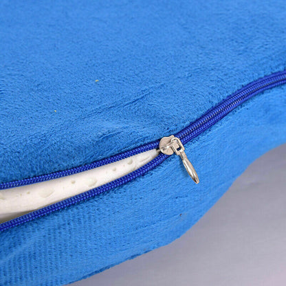Memory foam coccyx cushion with U-cutout for tailbone pain and sciatica