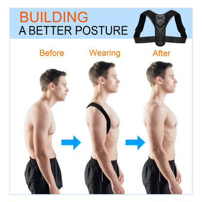 Body posture corrector back and neck brace