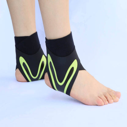 Adjustable ankle and plantar fasciitis compression wrap brace