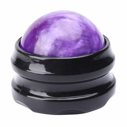 Cold cryotherapy massage roller ball for trigger point and muscle recovery