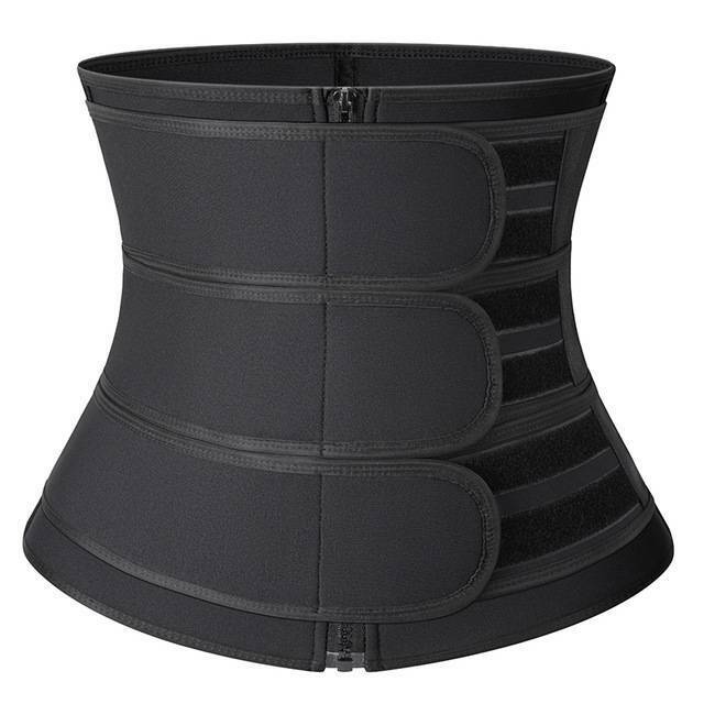 Adjustable neoprene sauna waist trainer sweat belt for postpartum and core support
