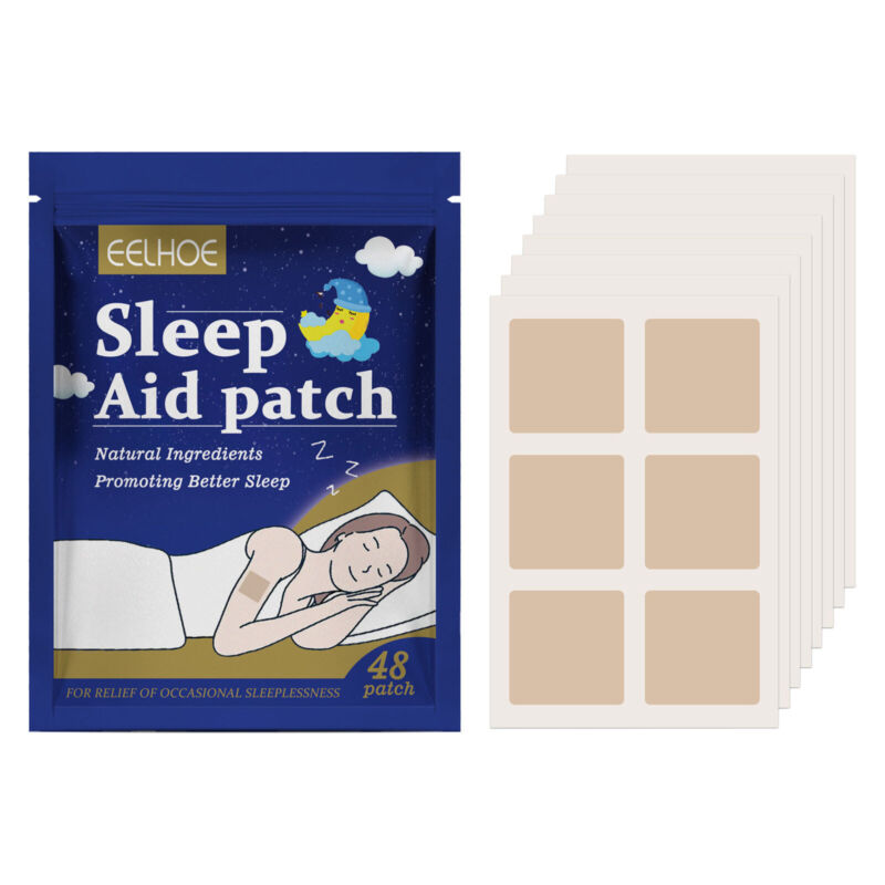 Topical melatonin sleep patches with lavender natural sleep aid