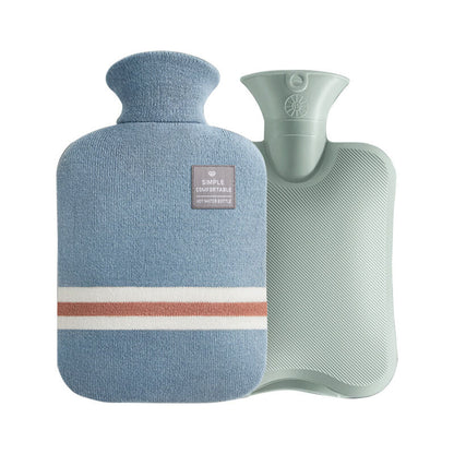 2L hot and cold water bottle with knit cover for cramps and muscle aches