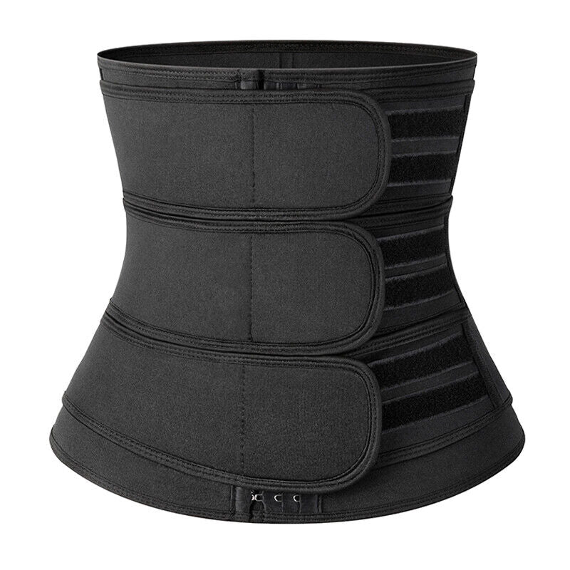 Adjustable neoprene sauna waist trainer sweat belt for postpartum and core support