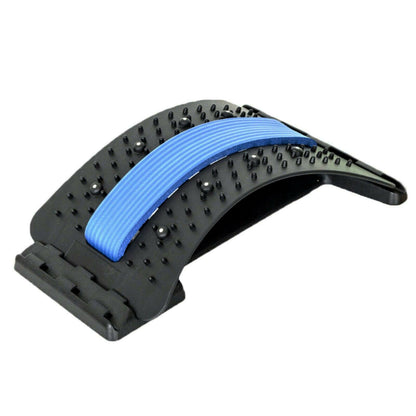 Adjustable lumbar back stretcher arch for lower back decompression