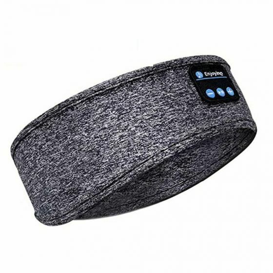 Bluetooth sleep headband with headphones and eye mask for side sleepers