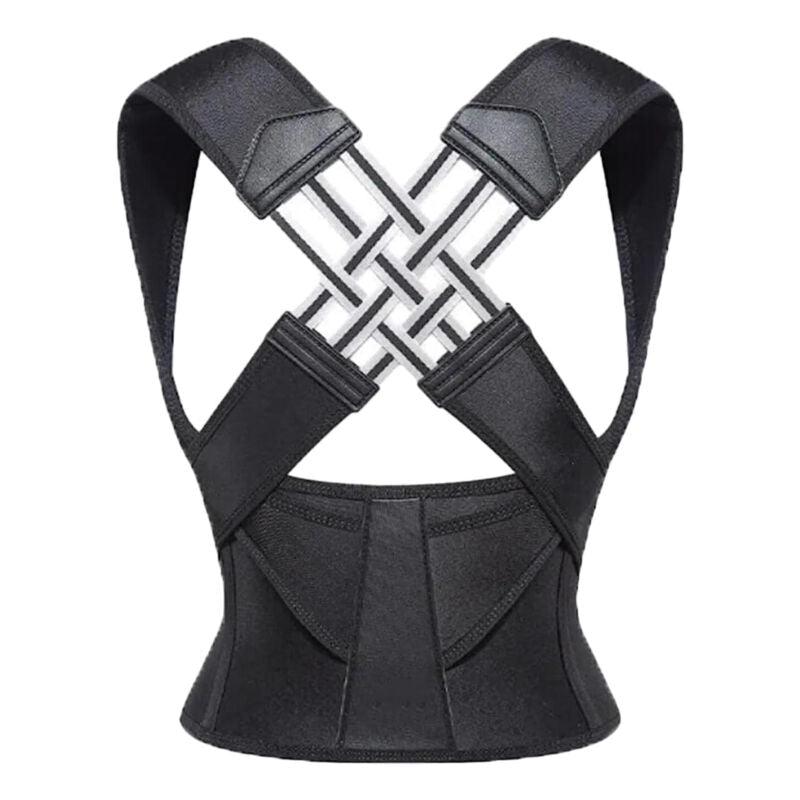 Adjustable shoulder posture brace for slouching and tech neck