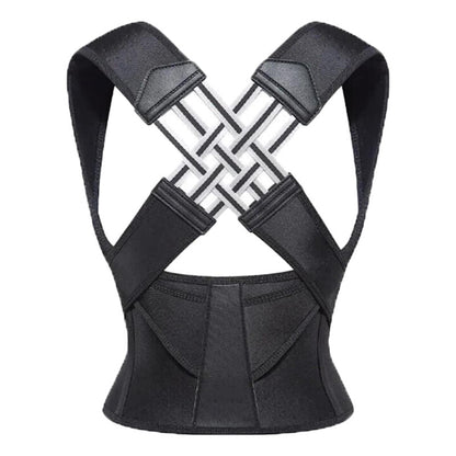 Adjustable shoulder posture brace for slouching and tech neck