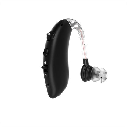 Rechargeable behind-the-ear digital hearing aid with noise reduction