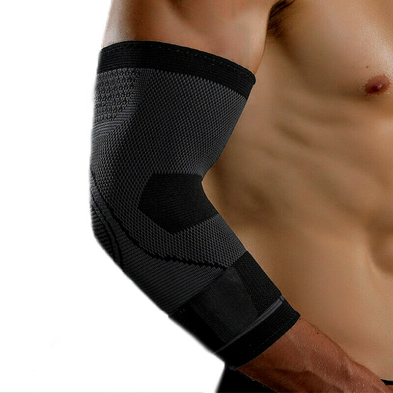 Adjustable compression elbow sleeve for tennis elbow and tendonitis