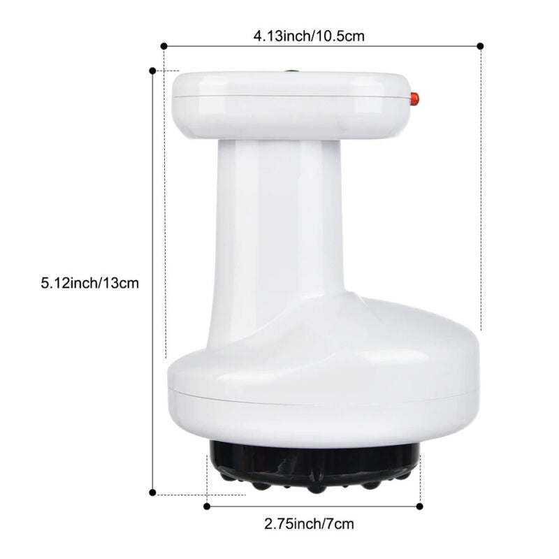 Electric anti-cellulite suction cup body vacuum massage tool
