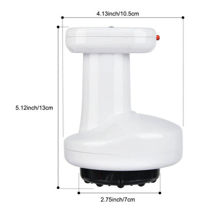 Electric anti-cellulite suction cup body vacuum massage tool